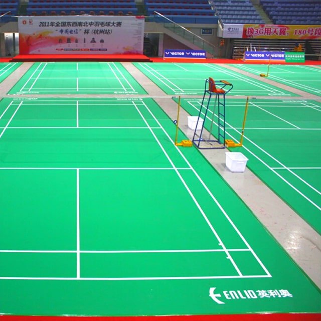 jual karpet vinyl lapangan badminton enlio