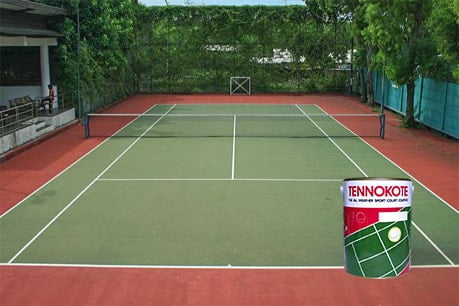 lapangan tenis flexi pave