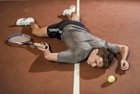 pemain tenis cidera