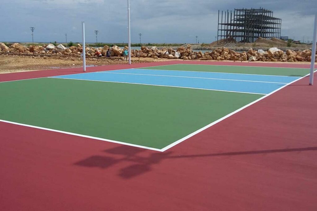 karpet lapangan voli