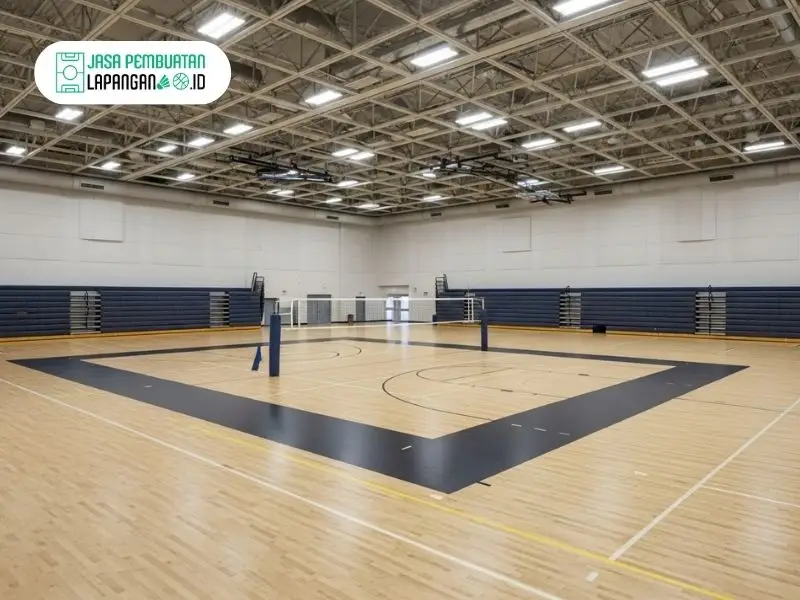lapangan voli indoor