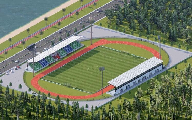 biaya pembuatan mini stadion