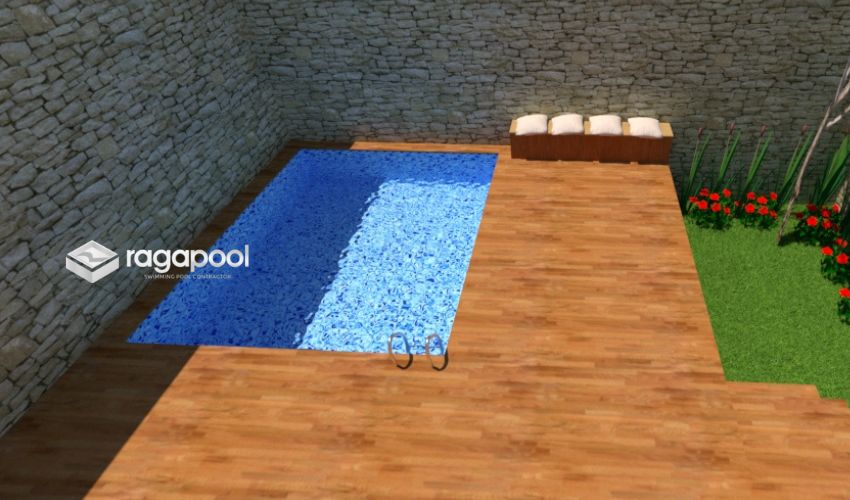 Contoh Desain Kolam Renang Ukuran 3 x 4 Meter