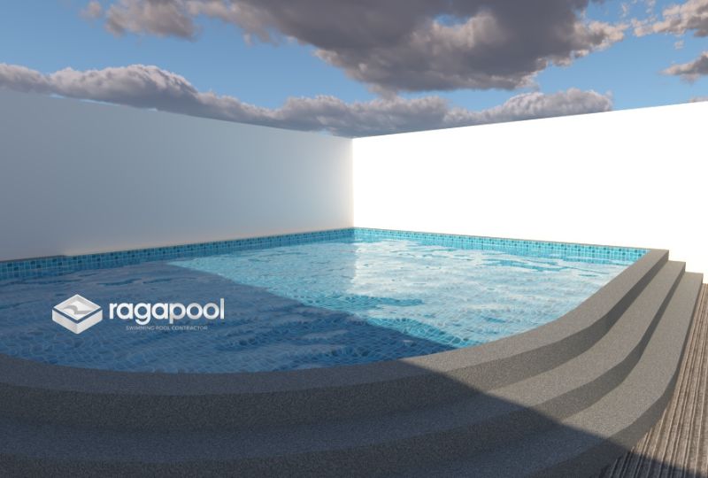 Contoh Desain dan Biaya Pembuatan Kolam Renang Ukuran 3 Meter
