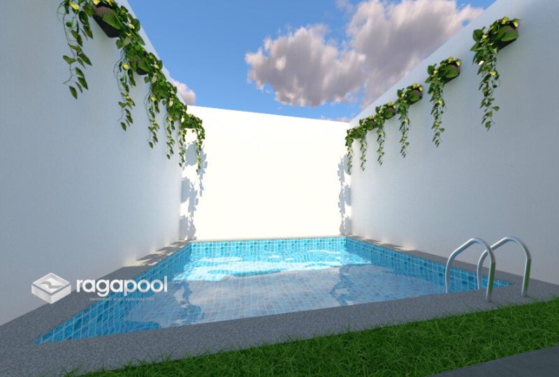 Desain Kolam Renang Ukuran 5 Meter Dengan Estimasi Biayanya 2 desain kolam renang ukuran 5 meter