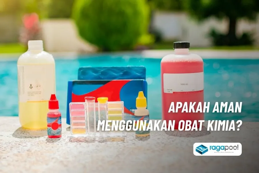 apakah aman menggunakan bahan kimia penjernih air kolam renang