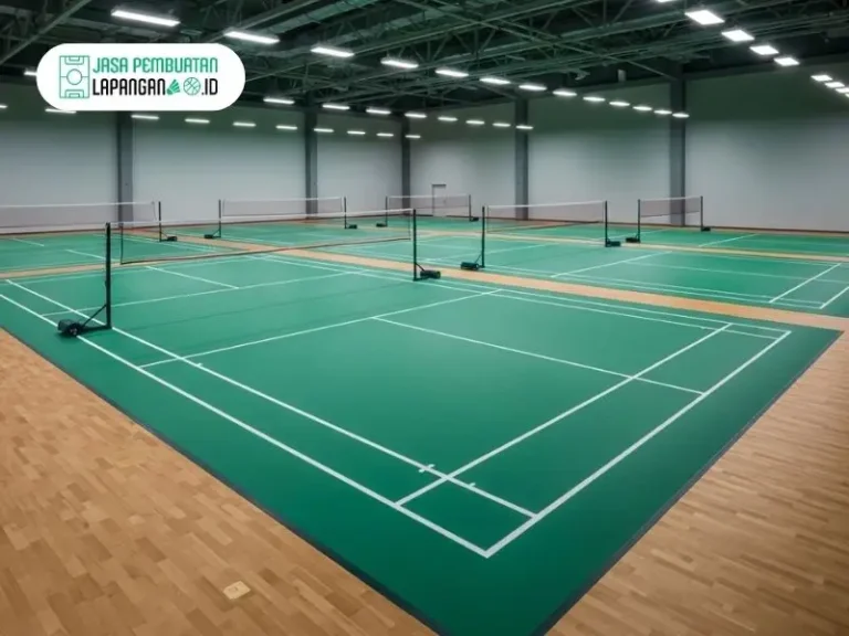 jasa bikin lapangan badminton