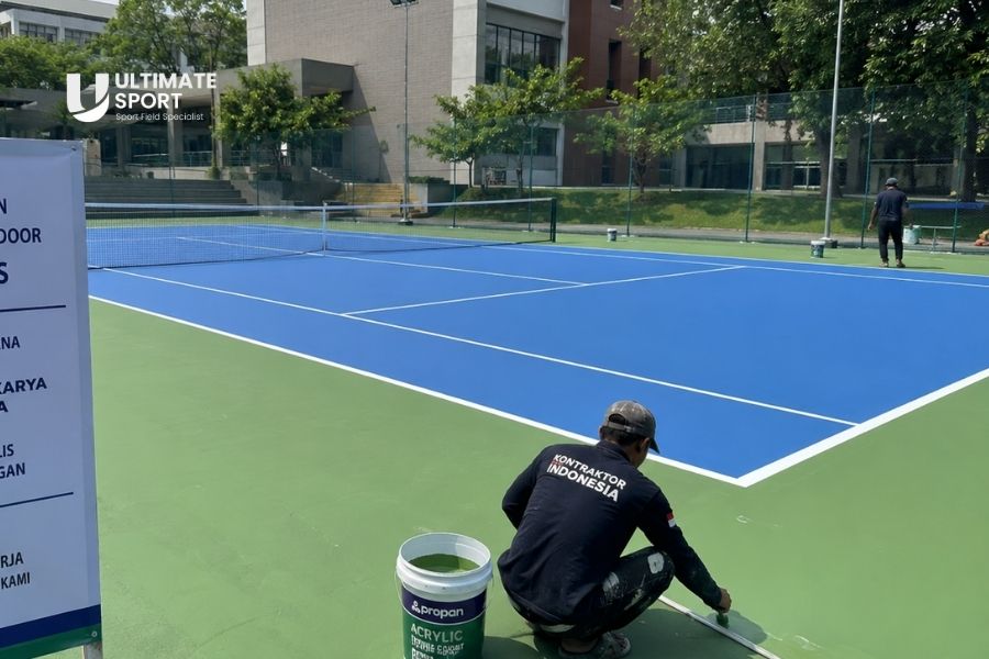 jasa cat lapangan tenis