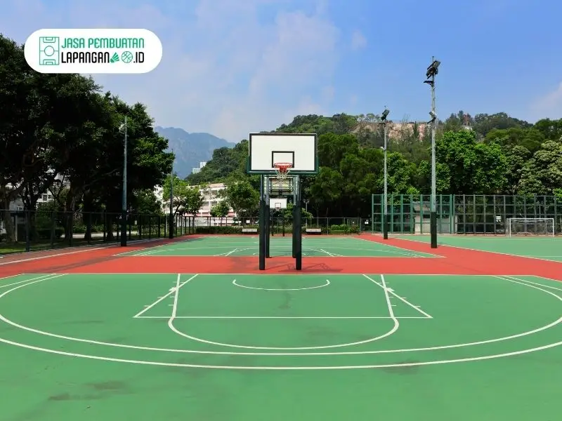 lapangan basket flexy pave