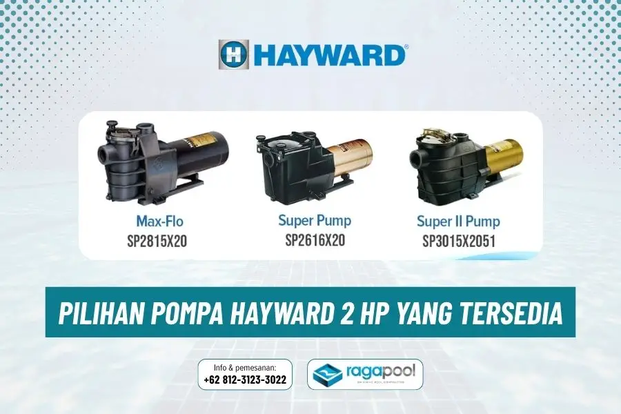 tipe pompa hayward 2 hp