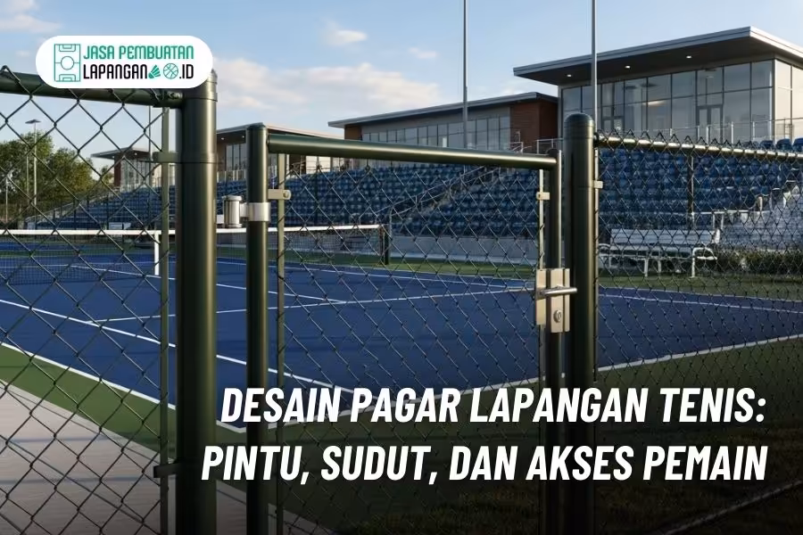 Standar Pagar Lapangan Tenis: Ukuran & Spesifikasi Material 5 desain pagar lapangan tenis standar