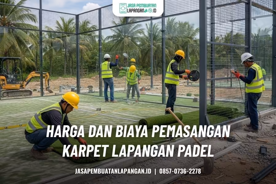 harga karpet lapangan padel