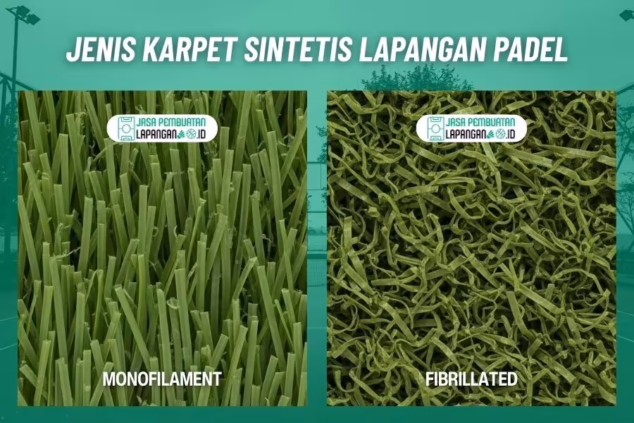 jenis karpet lapangan padel