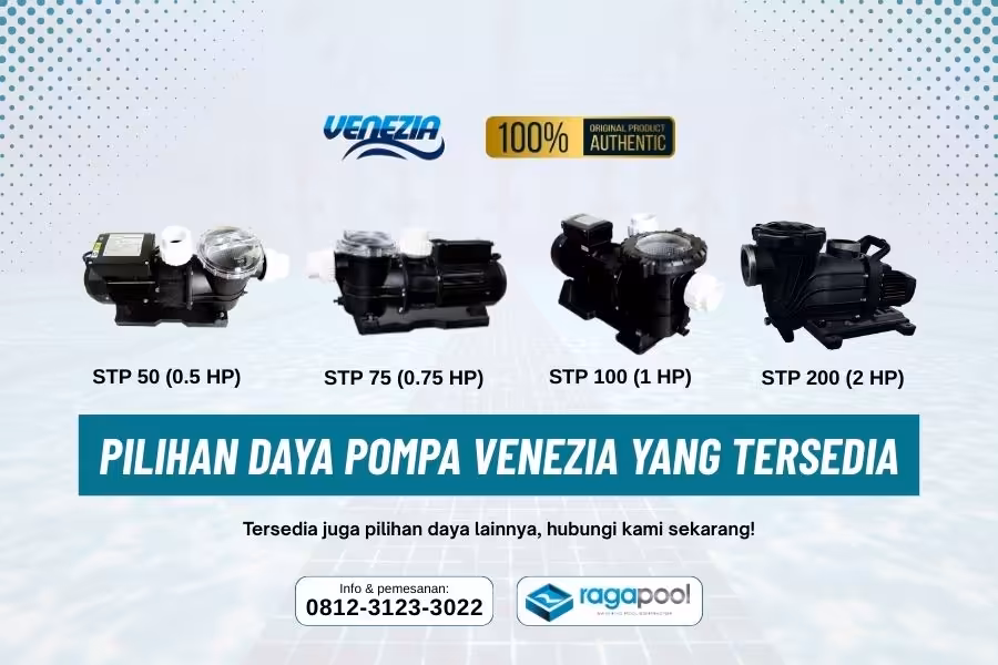 pilihan daya pompa venezia