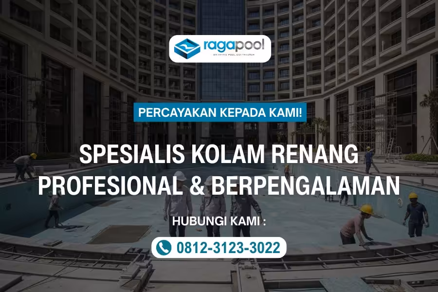 konstruksi kolam renang minimalis