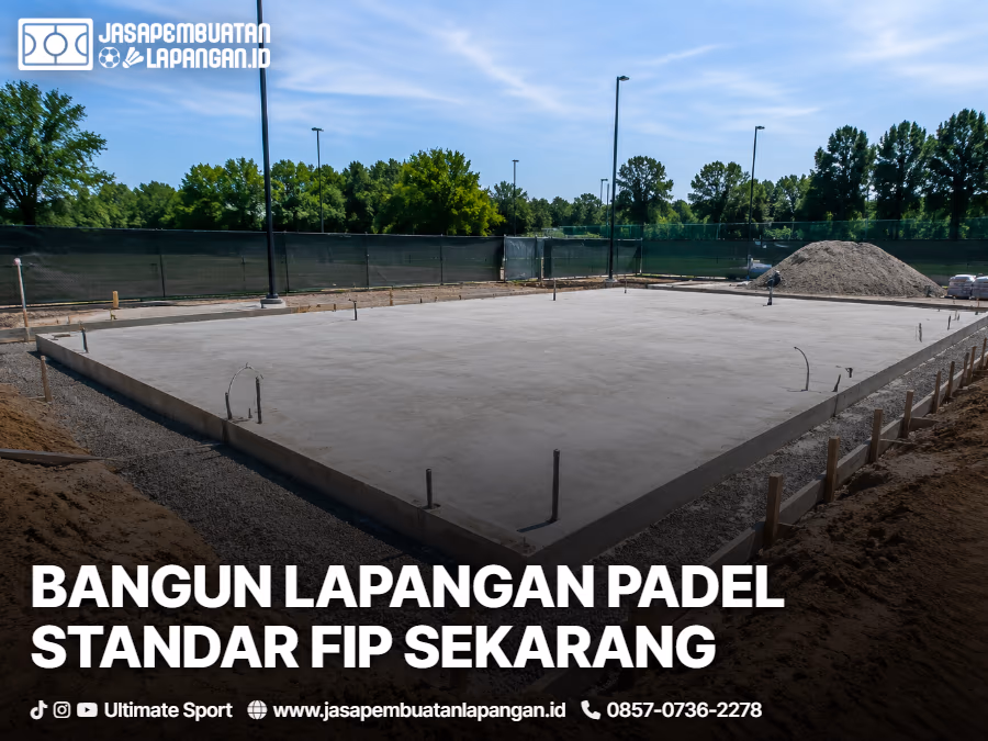 cara bangun lapangan padel